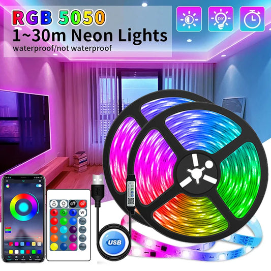 USB LED Strip Lights RGB APP Control Color