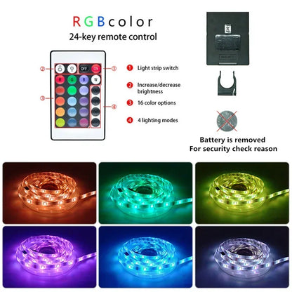 USB LED Strip Lights RGB APP Control Color