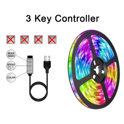 USB LED Strip Lights RGB APP Control Color