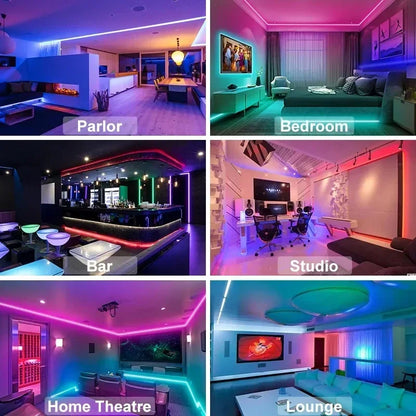 USB LED Strip Lights RGB APP Control Color