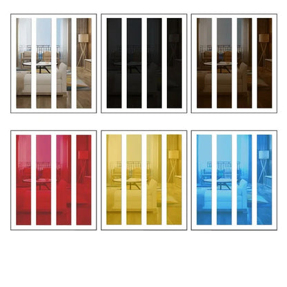 10Pcs 3D Mirror Wall Stickers Acrylic