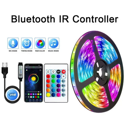 USB LED Strip Lights RGB APP Control Color